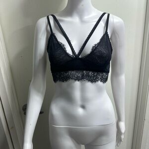Elegant Black Lace Bralette